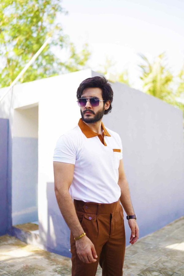 Men's Embroidered Short Sleeve Polo Shirt - Image 4