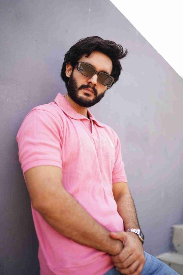 Contrast Stripe Polo – Long Sleeve - Image 2