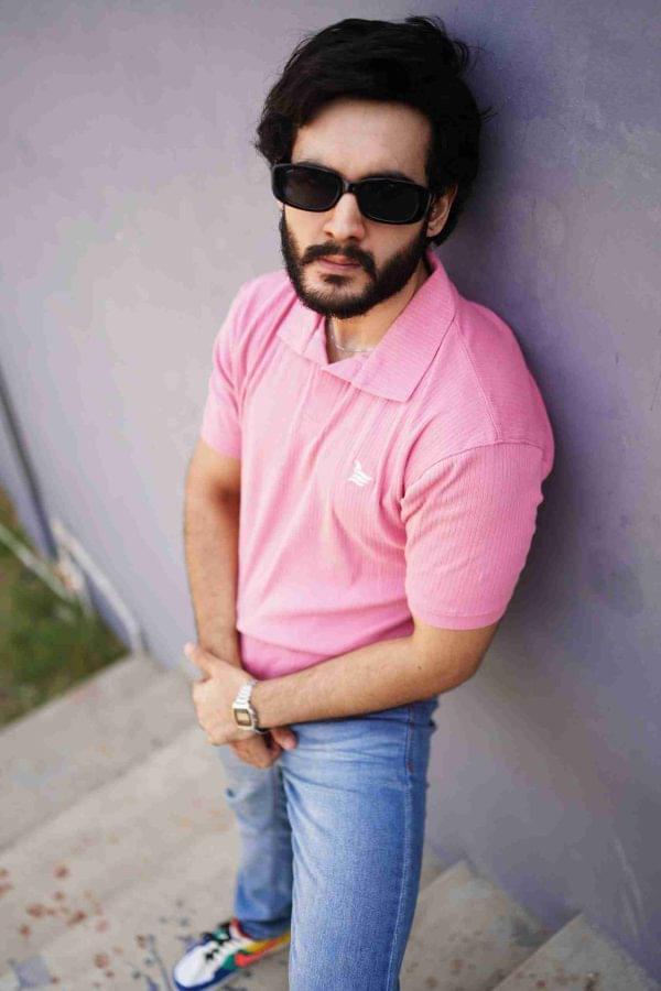 Contrast Stripe Polo – Long Sleeve - Image 3